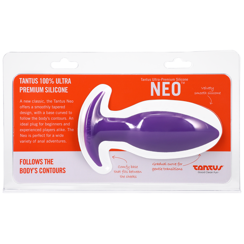 Tantus Silicone Neo Silicone Butt Plug Purple