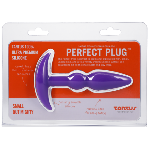 Tantus Silicone Perfect Butt Plug Purple