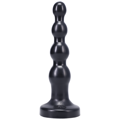 Tantus Silicone Large Ripple Butt Plug Black