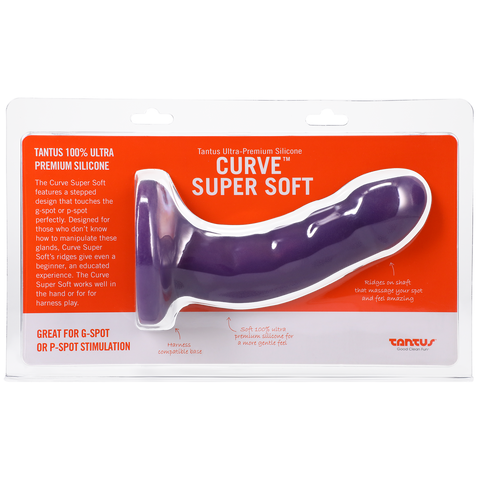 Tantus Silicone Curve Dildo Amethyst