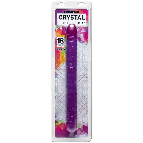 CRYSTAL JELLIES - 18 INCH DOUBLE DO PURPLE