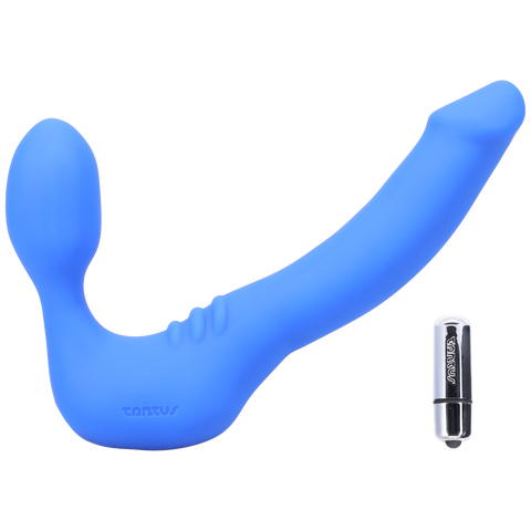 Tantus Strapless Slim Azure Medium - TS47470