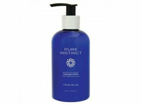 Pure Instinct Pheromone Infused Massage Lotion W/Sweet Almond Oil True Blue 8 fl Oz