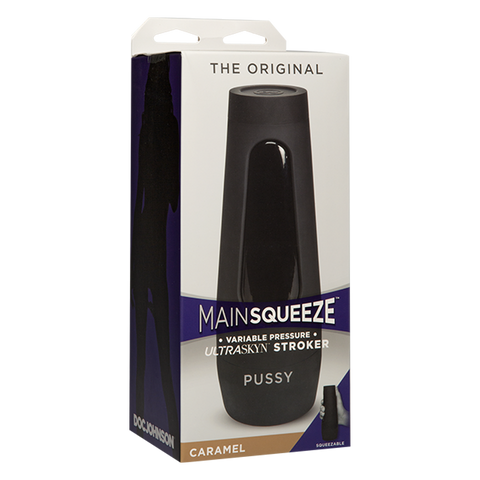 Doc Johnson Main Squeeze - The Original - ULTRASKYN Stroker - Pussy - Caramel