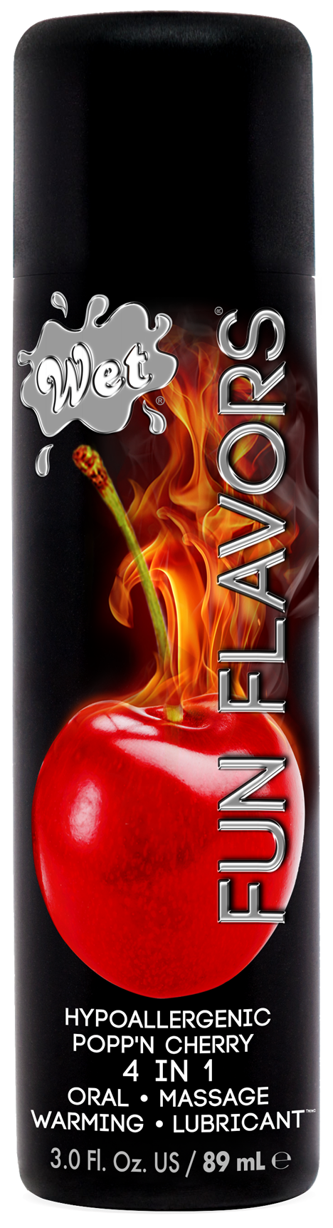 Wet Fun Flavors Popp'n Cherry 4 in 1 3oz