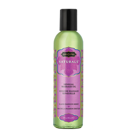 Kama Sutra Naturals Massage Oil Island Passion Berry 8oz