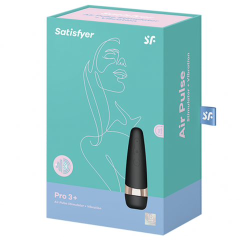 Satisfyer Pro 3+ - black, gold