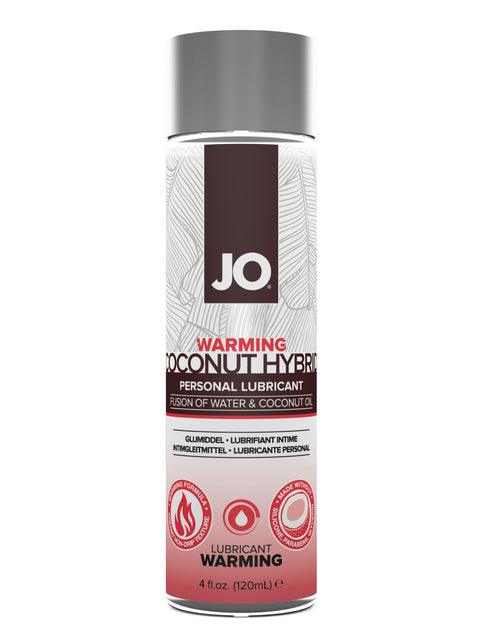 JO Silicone Free Hybrid - Warming - Lubricant 4 floz / 120 mL