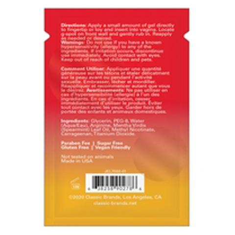 HAPPY GEE GPOT COOLING PLEASURE GEL - FOIL - 0.03 fl oz | 1 mL