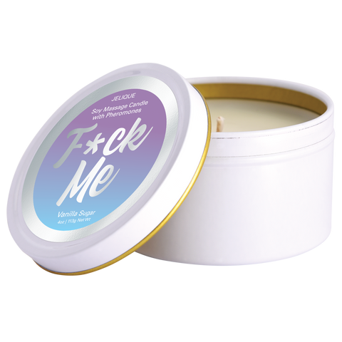 SOY MASSAGE CANDLE F*CK ME VANILLA SUGAR 4 FL OZ