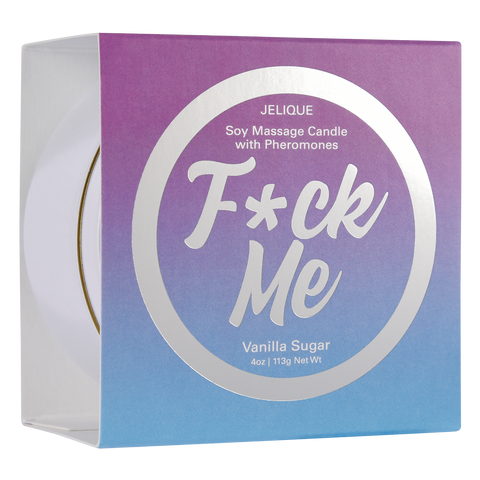 SOY MASSAGE CANDLE F*CK ME VANILLA SUGAR 4 FL OZ