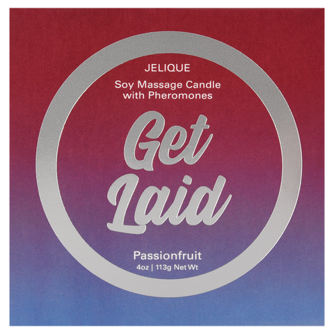 SOY MASSAGE CANDLE GET LAID PASSION FRUIT 4 FL OZ