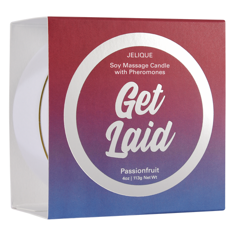 SOY MASSAGE CANDLE GET LAID PASSION FRUIT 4 FL OZ