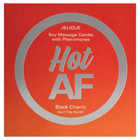 SOY MASSAGE CANDLE HOT AF BLACK CHERRY 4 FL OZ