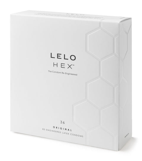 LELO HEX Original Condoms, 36 Pack
