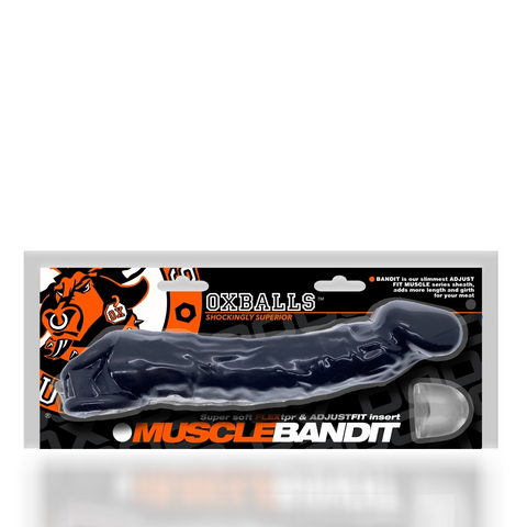 MUSCLE BANDIT, slimmest muscle cocksheath, BLACK