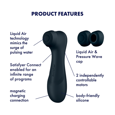 Satisfyer Pro 2 Generation 3 Connect App - Dark Grey